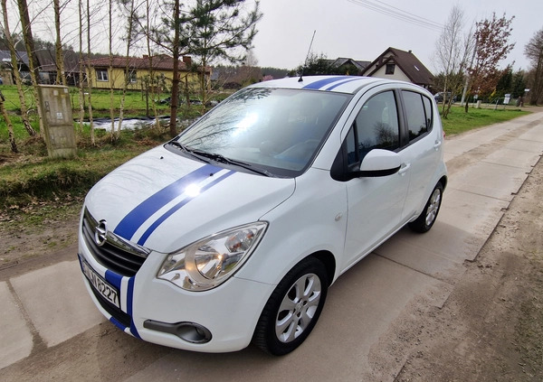 Opel Agila cena 11500 przebieg: 152000, rok produkcji 2009 z Szamotuły małe 379